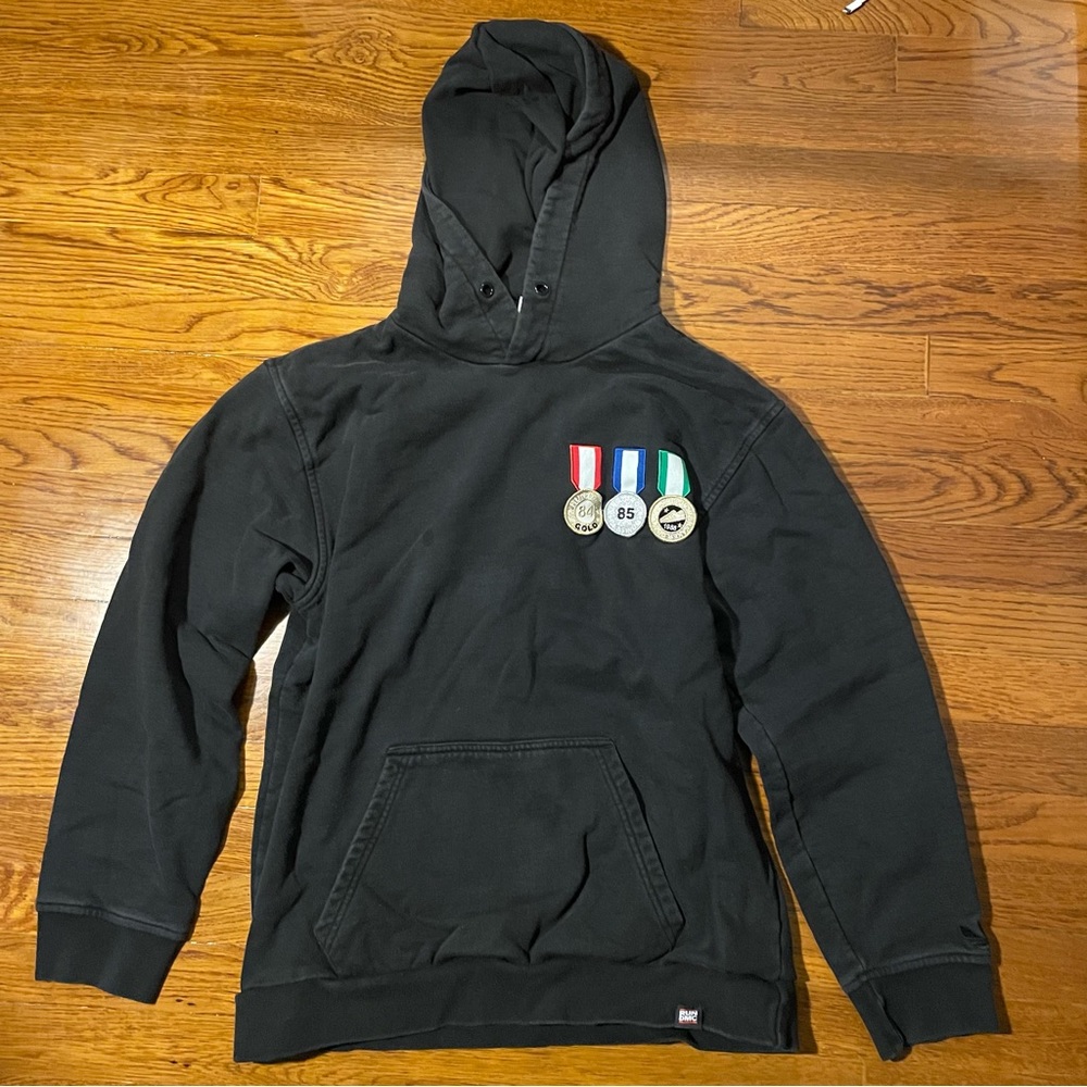 Mens small black Adidas RUN DMC hoodie